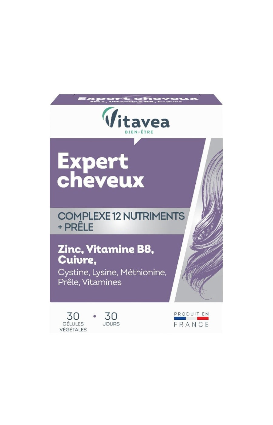 Cure expert cheveux - Complexe 12 nutriments & prêle - 3 mois