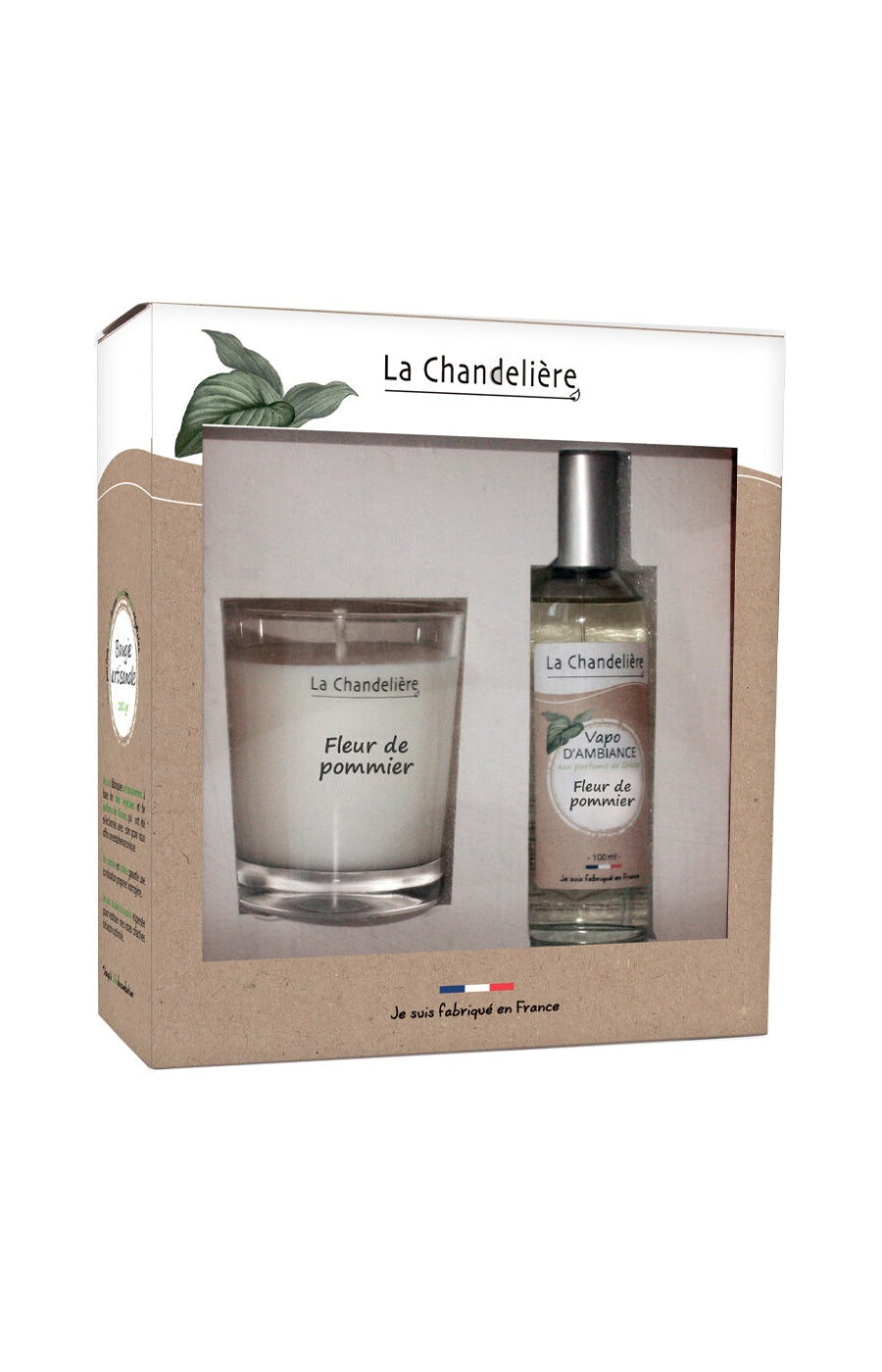 Coffret bougie & diffuseur de parfum - Fleur de pommier