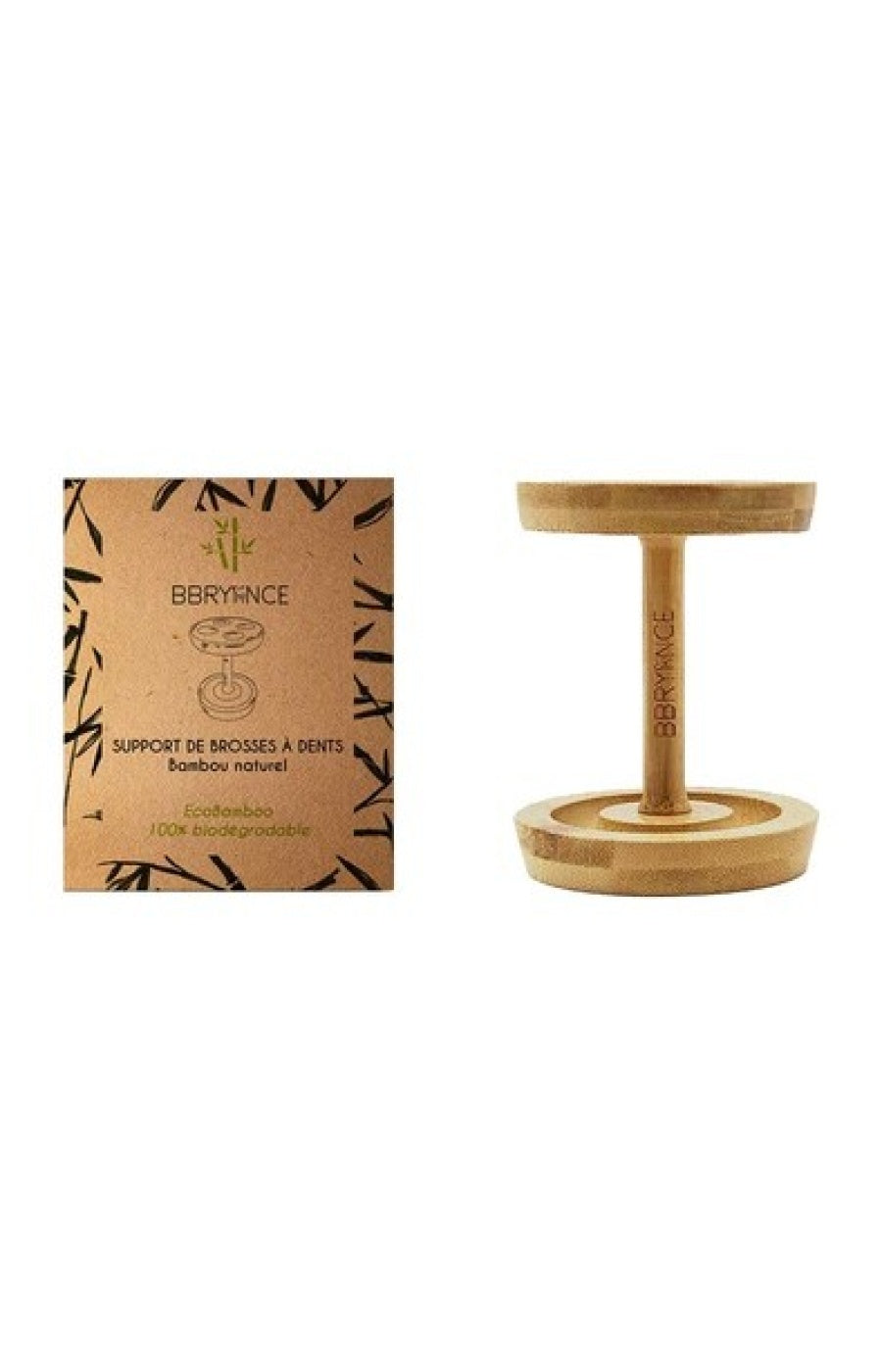 Support pour brosses à dents - Bambou