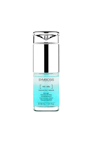 Sérum concentré anti-lumière bleue - Acide hyaluronique & malachite - Visage - 30 ml