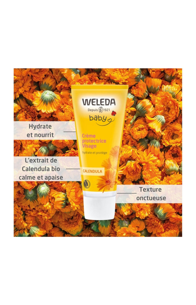 Crème protectrice - Calendula - Visage - Bébé - 75 ml