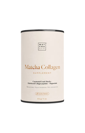 Matcha au collagène - Saveur vanille - 312 g