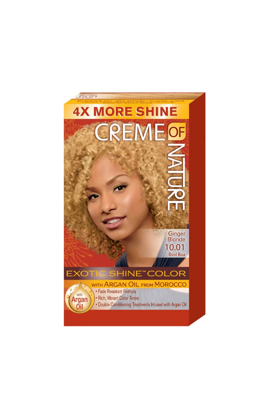 Lot de colorations permanentes - Huile d'argan - 2 x 10.01 Ginger Blonde