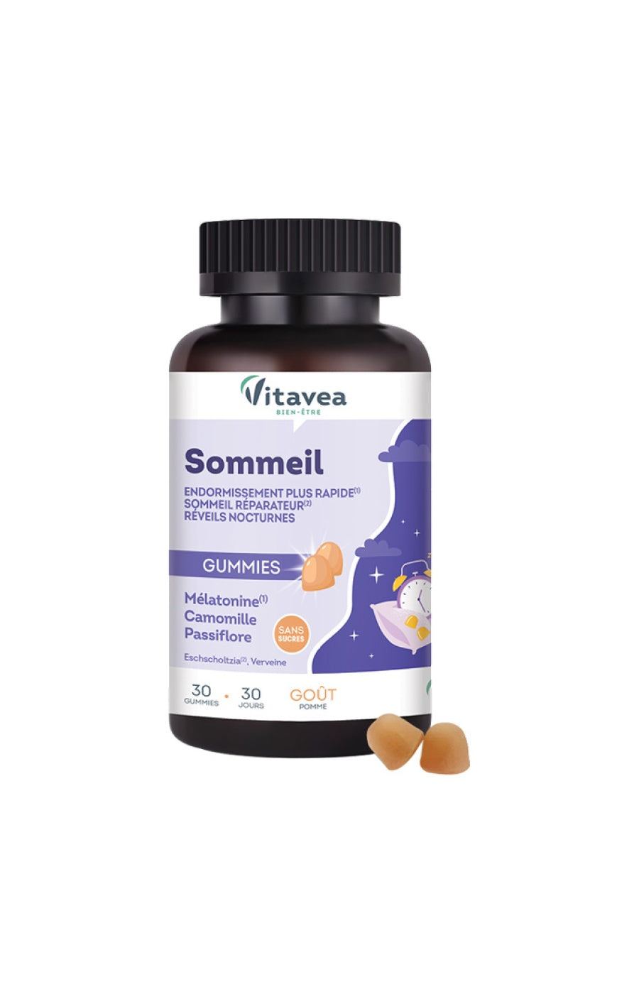 Gummies sommeil - Pomme - 3 mois