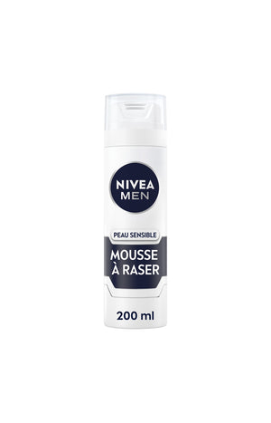 2 mousses à raser - Peaux sensibles - Homme - 200 ml