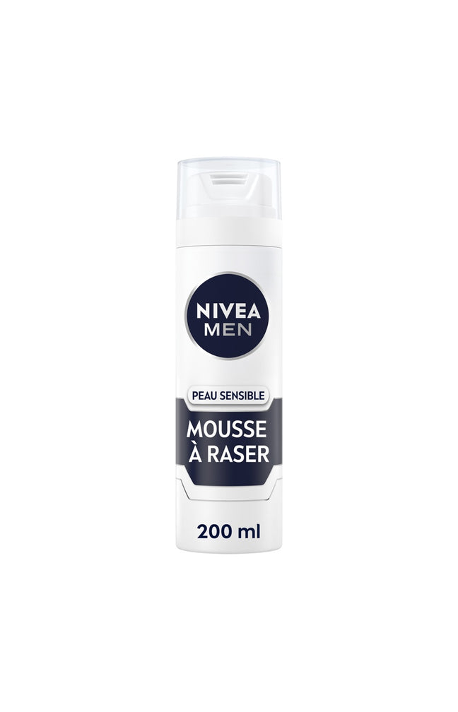 2 mousses à raser - Peaux sensibles - Homme - 200 ml