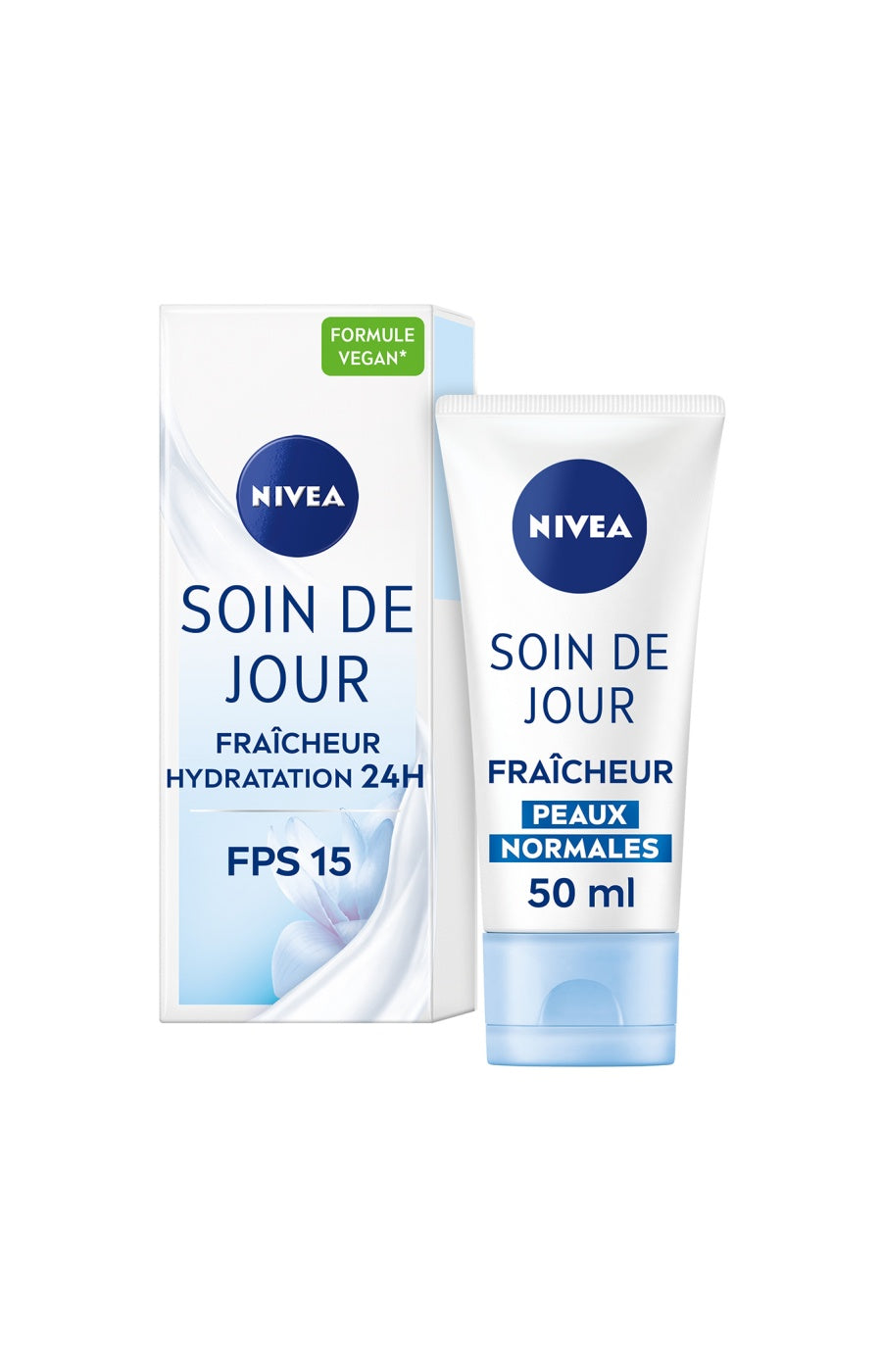 Crèmes de jours fraîcheurs & hydratants SPF 15 - Vitamine E - 2 x 50 ml