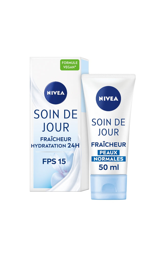 Crèmes de jours fraîcheurs & hydratants SPF 15 - Vitamine E - 2 x 50 ml