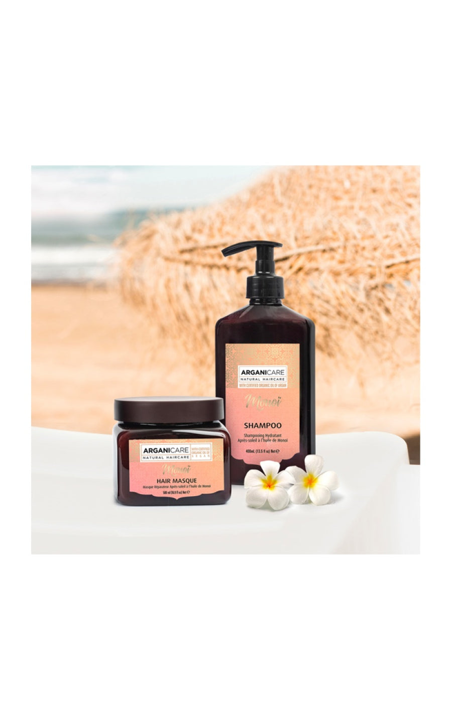Masque réparateur après-soleil - Monoï - Cheveux - 500 ml