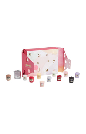 Calendrier bougies votives - 12 unités