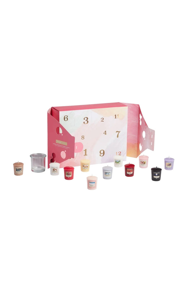 Calendrier bougies votives - 12 unités