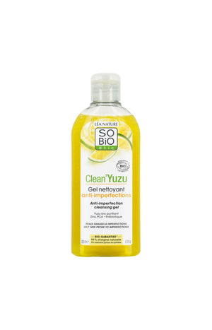 Gels nettoyants anti-imperfections bio - Clean'Yuzu - Peaux grasses à imperfections - 2 x 200 ml