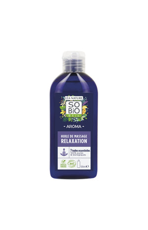 Huile de massage anti-stress - 7 huiles essentielles bio - 100 ml
