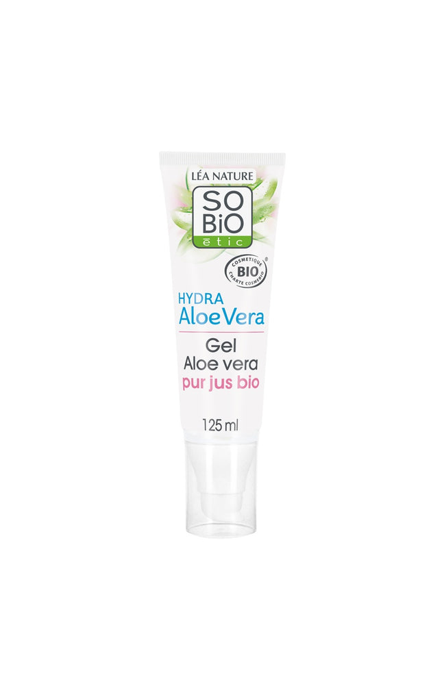 Gel d'aloe vera bio - Peaux sensibles & réactives - Visage & corps - 125 ml