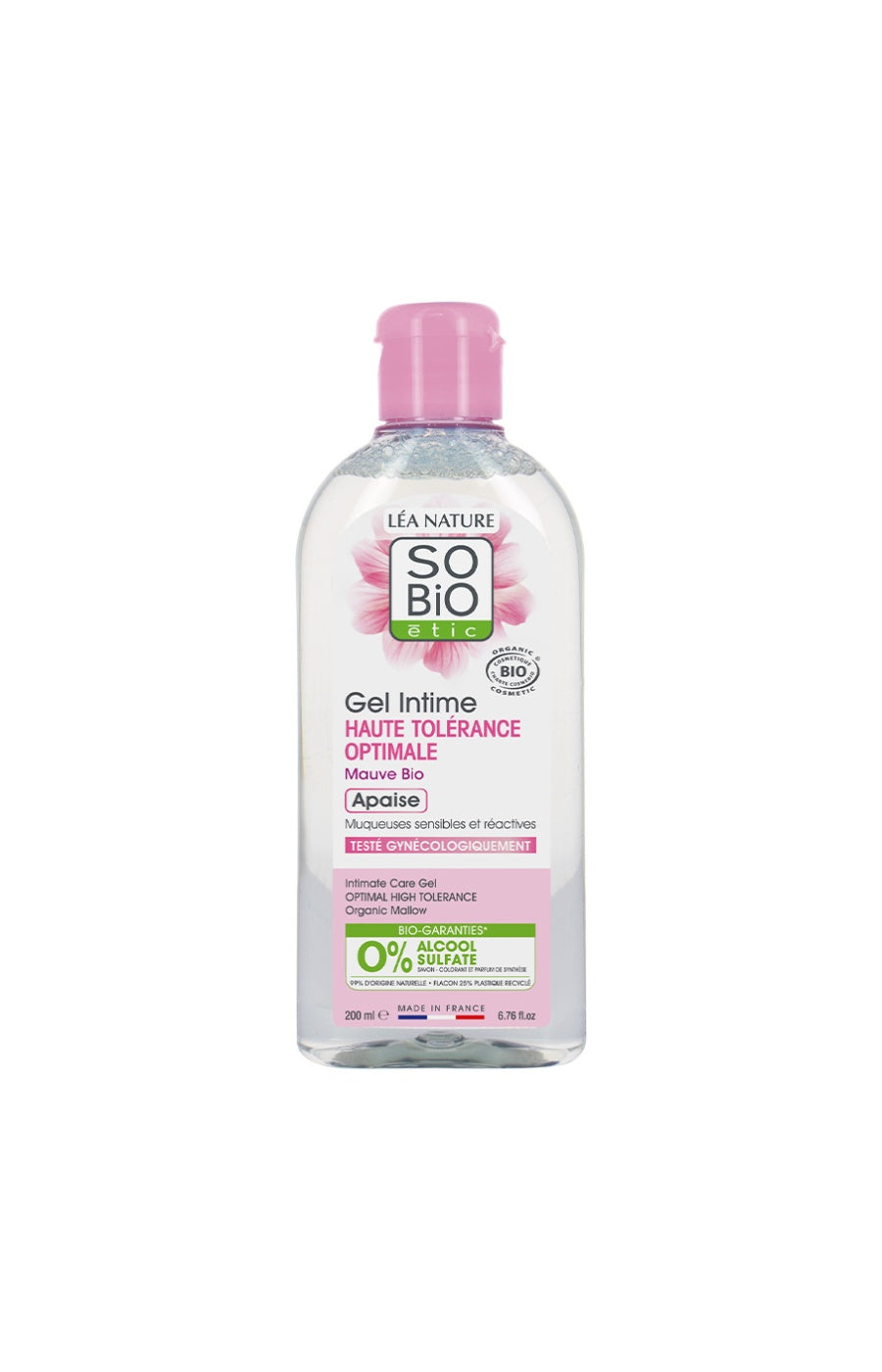 Gel intime apaisant bio - Fleur de mauve - 200 ml