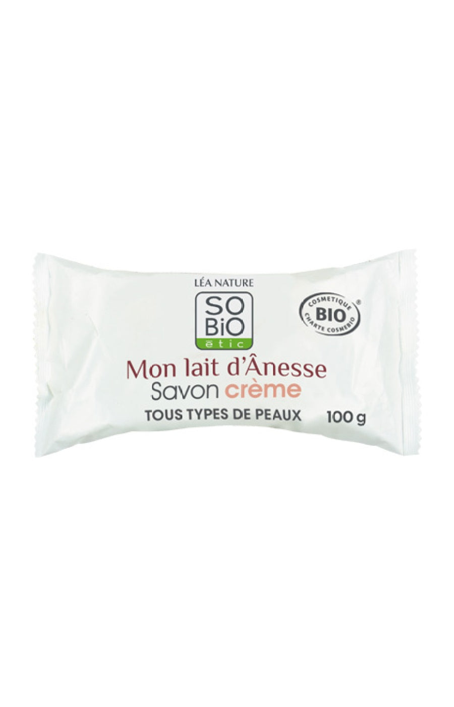 Savon crème bio - Lait d'ânesse - Visage - 100 g