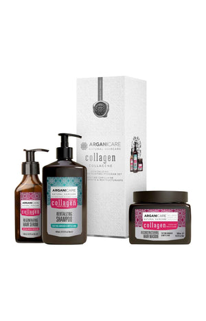 Coffret revitalisant - Collagène - Cheveux fins, dévitalisés & sans volume - 3 produits