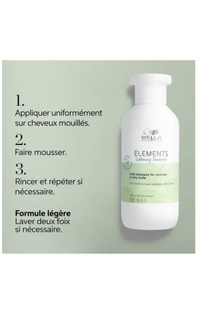 Shampoing apaisant - Elements - Cheveux secs ou délicats