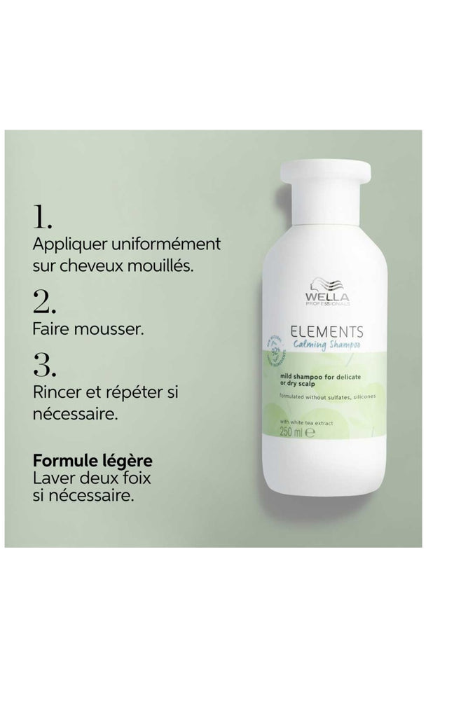 Shampoing apaisant - Elements - Cheveux secs ou délicats