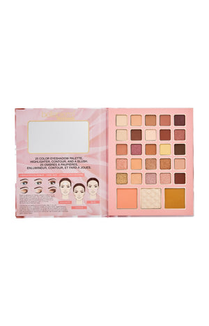 Palette de 25 ombres à paupières - Satin Rose - Teint & yeux
