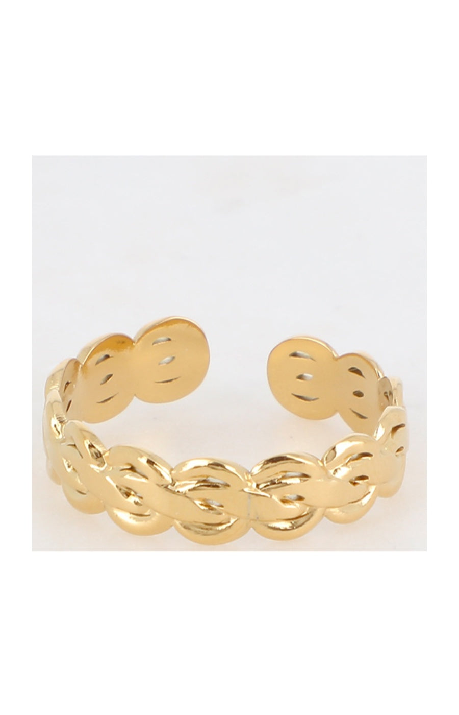 Bague Sasha - Acier inoxydable doré