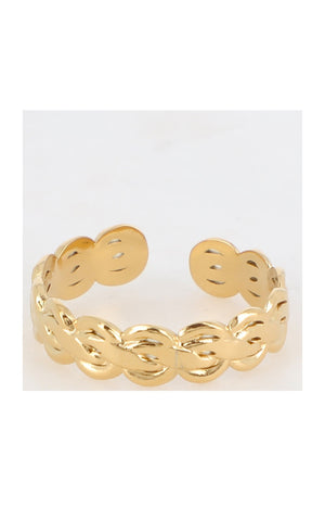 Bague Sasha - Acier inoxydable doré