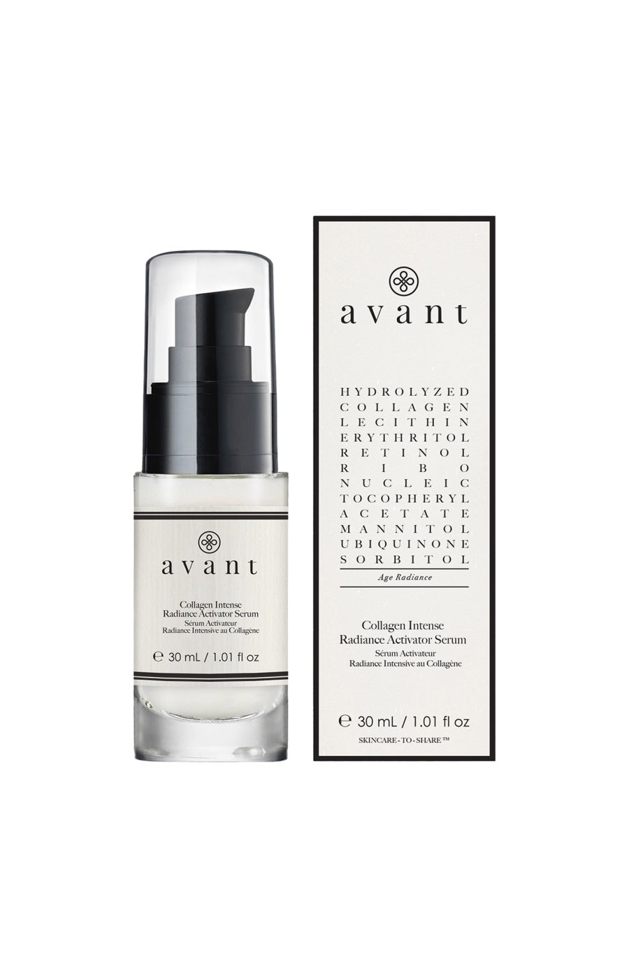 Sérum activateur d'éclat - Collagène - Age Radiance - 30 ml