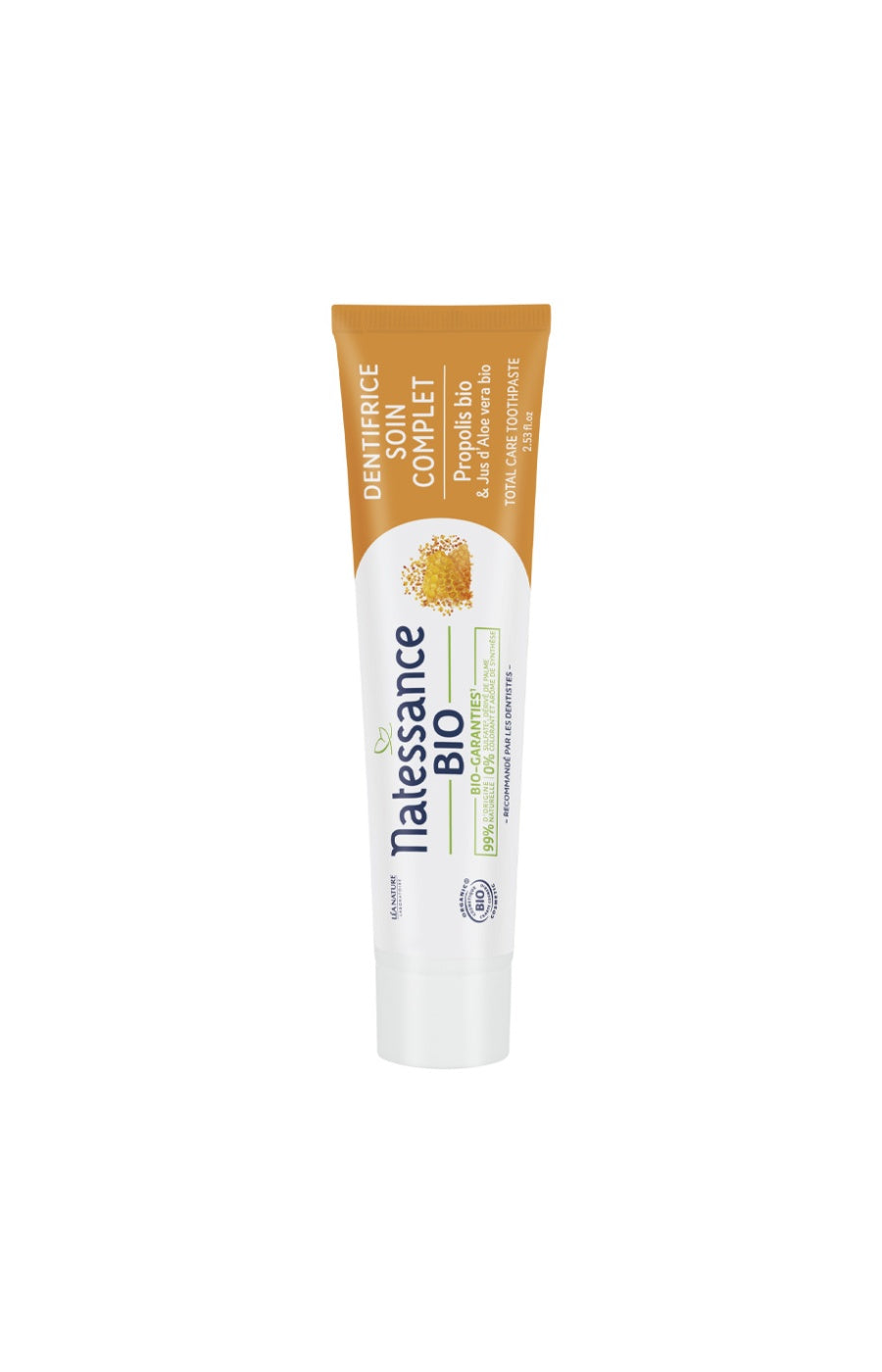 Dentifrice bio - Soin complet - Propolis & aloe vera  - 75 ml