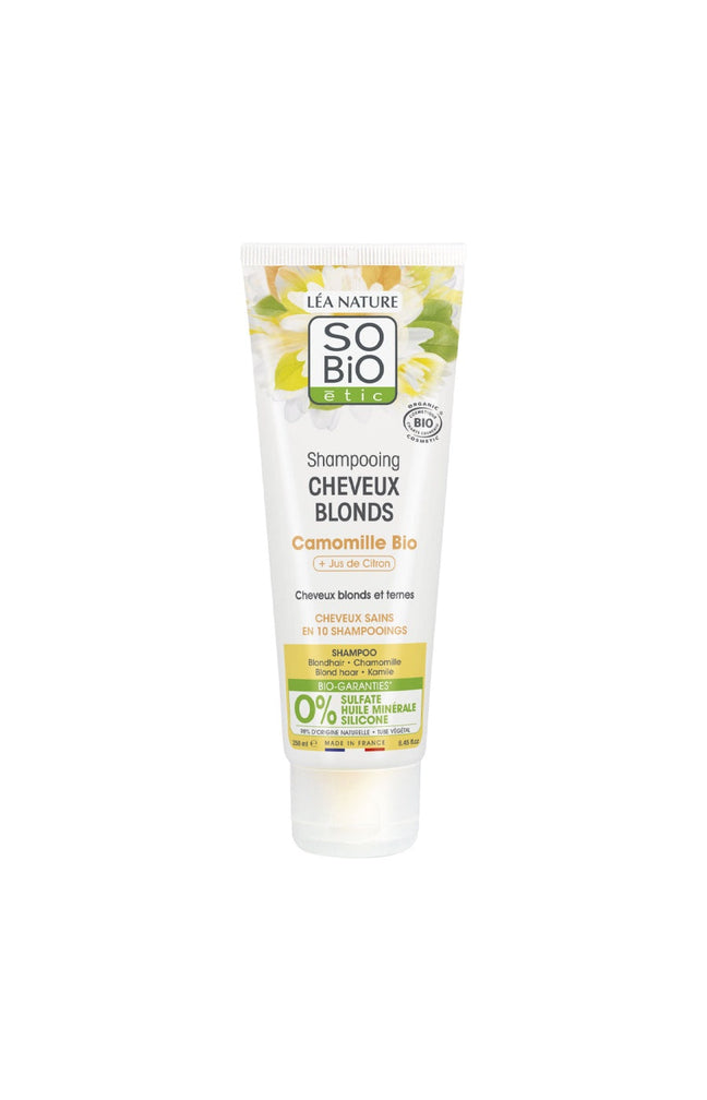 Shampoings réparateurs bio - Camomille & jus de citron - Cheveux blonds - 2 x 250 ml