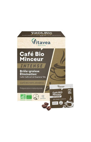 Café minceur bio - Guarana & café vert - 36 sachets