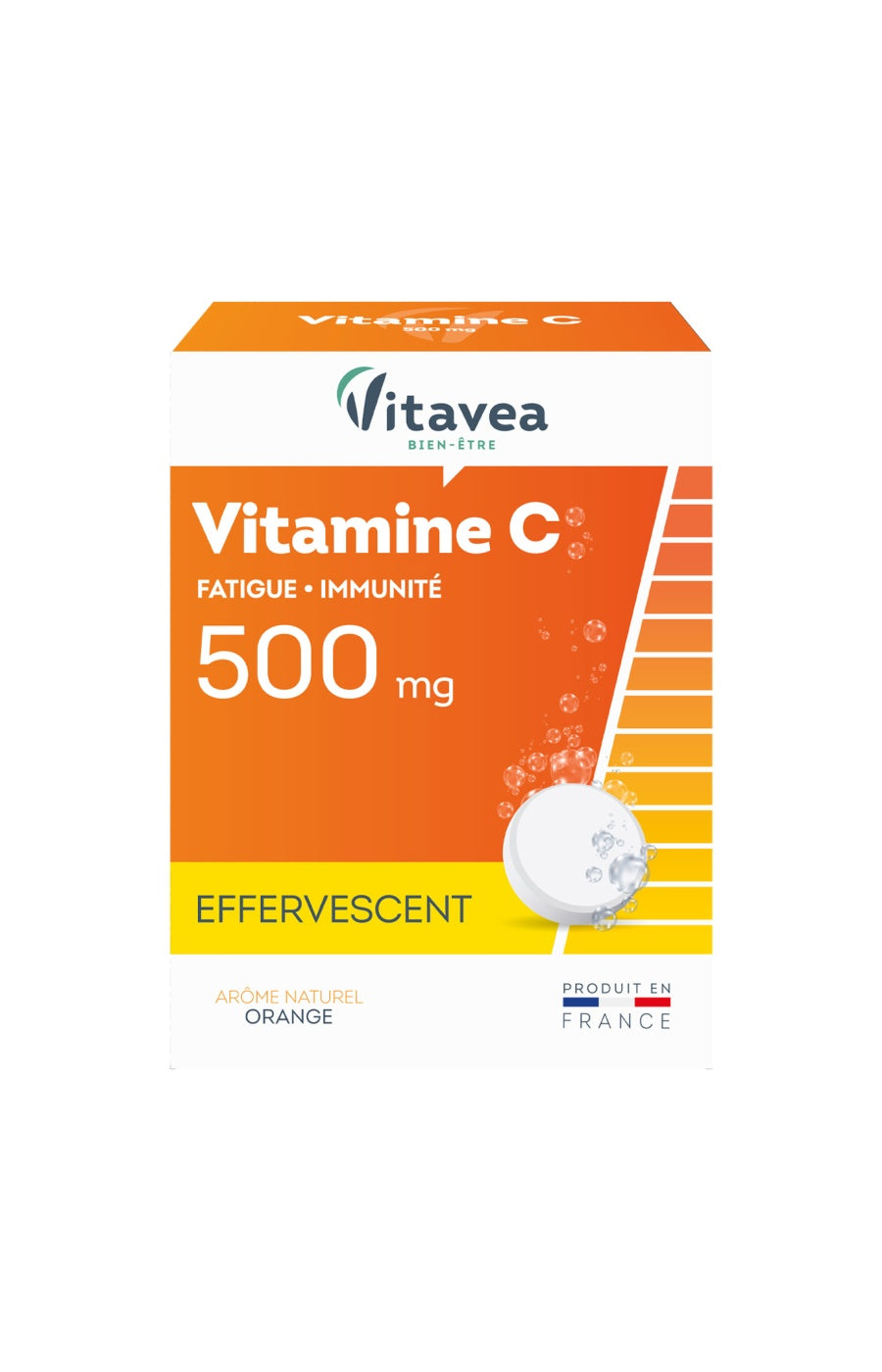 Cure Vitamine C 500 - Orange - Effervescent - 3 mois