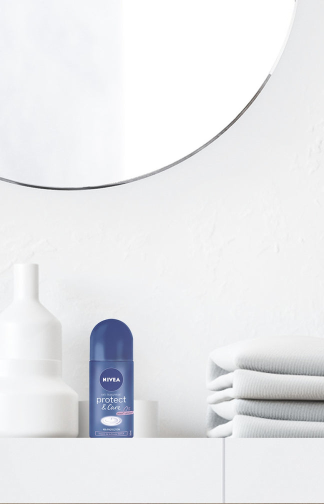 2 déodorants bille anti-transpirant 48h - Protect & Care - 50 ml