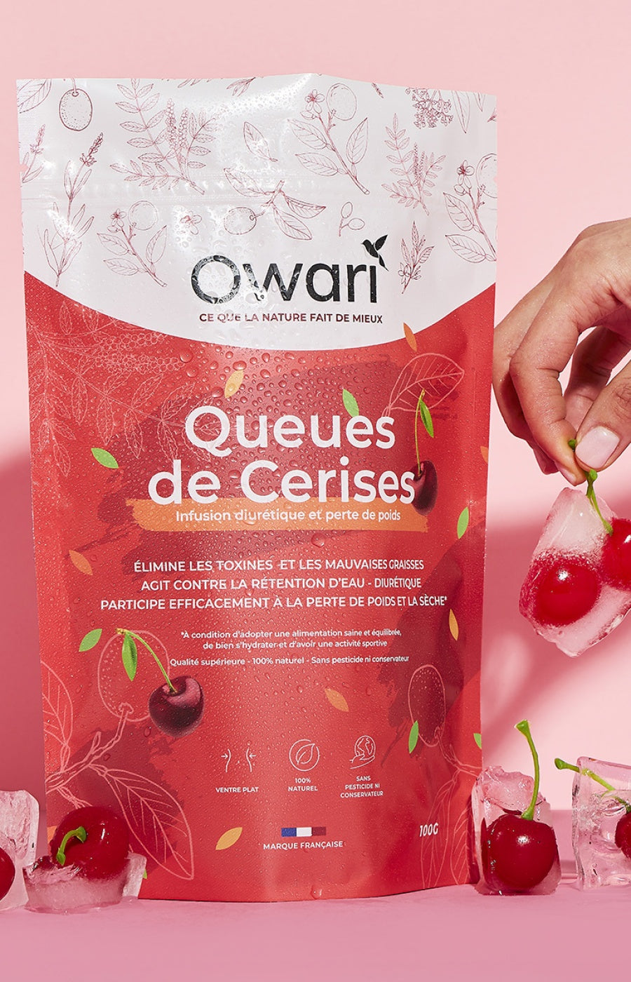 Tisane diurétique naturelle - Queues de cerises - 1 mois
