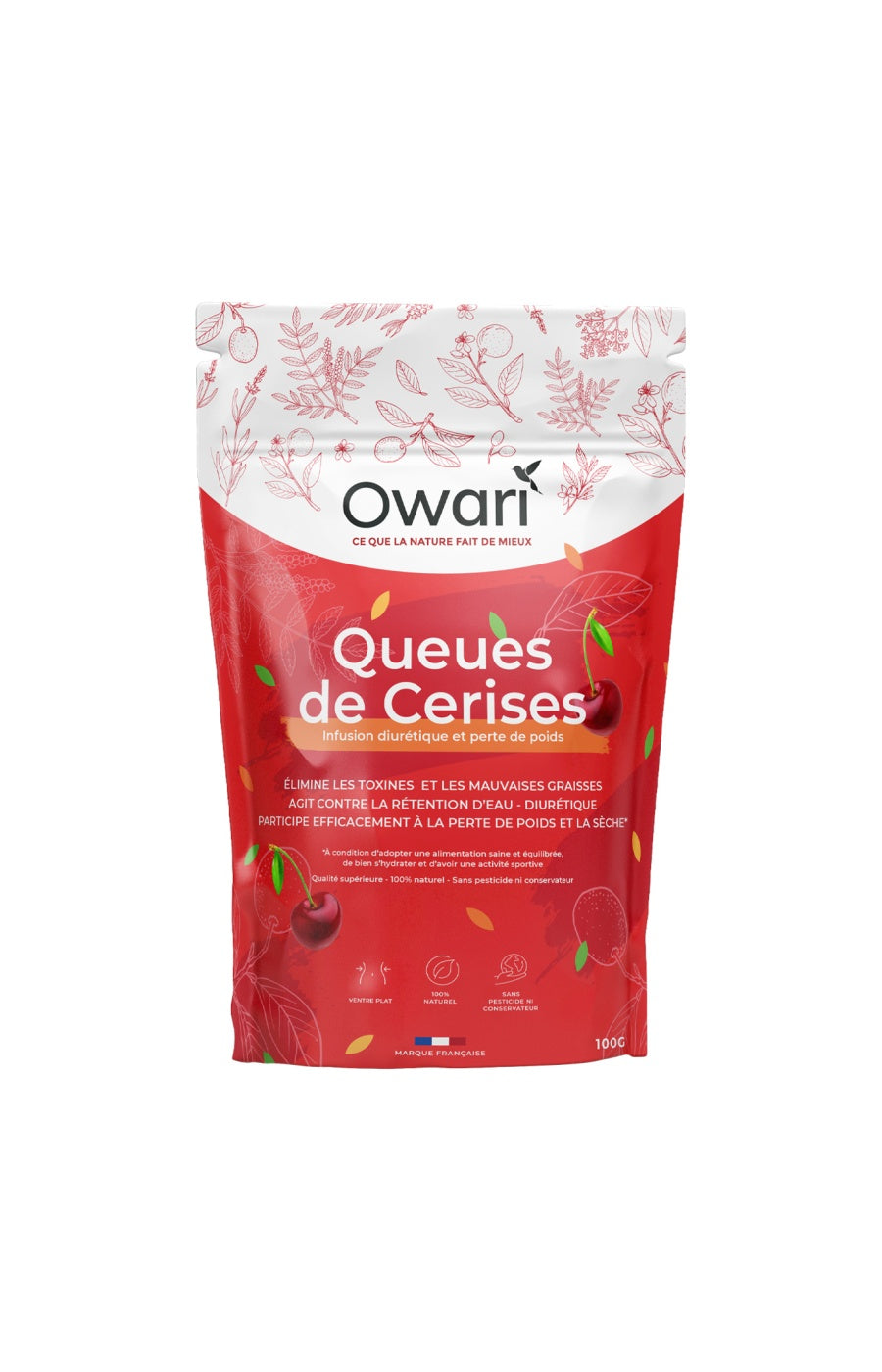 Tisane diurétique naturelle - Queues de cerises - 1 mois