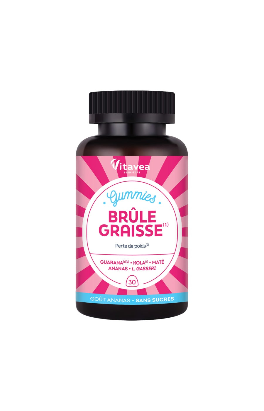 Gummies brûle graisse - Guarana & maté - 1 mois