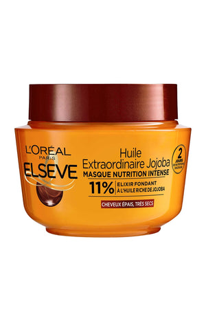2 masques nourrissants - Huile de jojoba - Cheveux épais & très secs - 310 ml