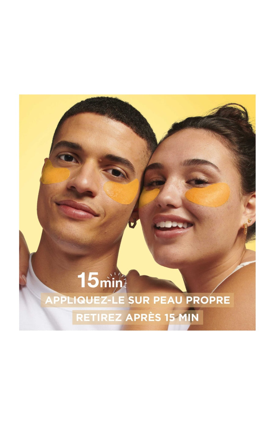 3 masques en tissu - SkinActive - Vitamine C - Yeux