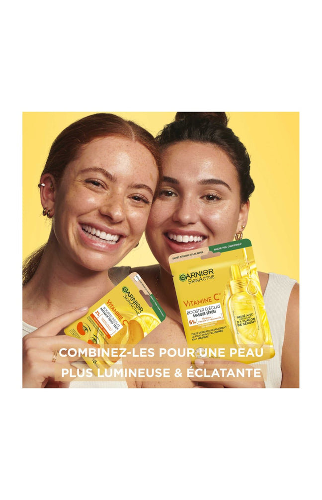 3 masques en tissu - SkinActive - Vitamine C - Yeux