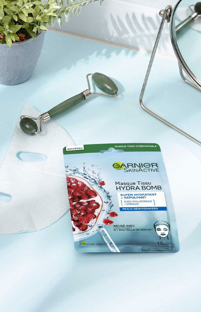 Masque en tissu hydratant & repulpant - Peaux déshydratées
