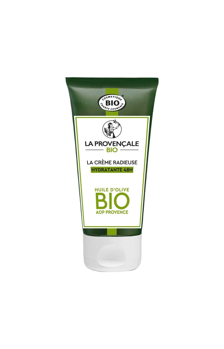 Crème radieuse hydratante 48h bio - Huile d'olive - Visage