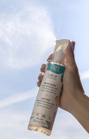 Brume légère - Noix de coco - Cheveux secs & texturés - 260 ml
