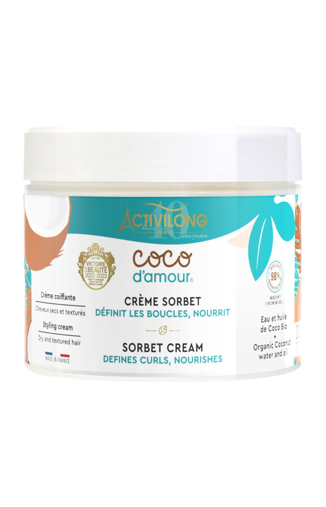 Crème coiffante - Noix de coco - Cheveux secs & texturés - 300 ml