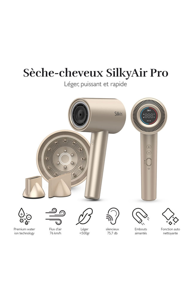 Sèche-cheveux - SilkyAir Pro - Doré