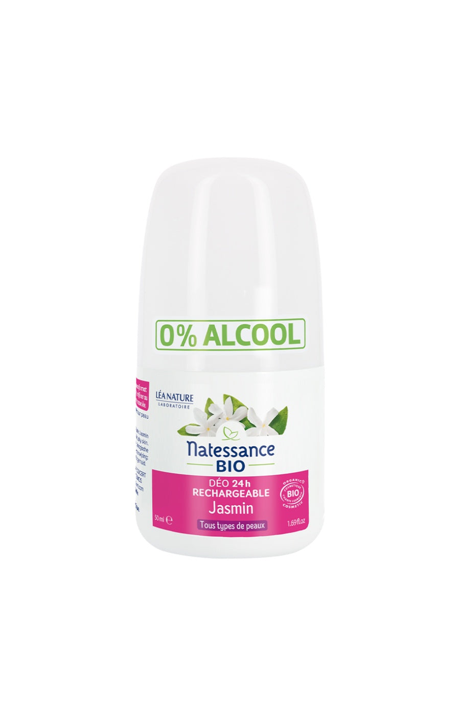 Déodorant bio rechargeable - Jasmin - 50 ml