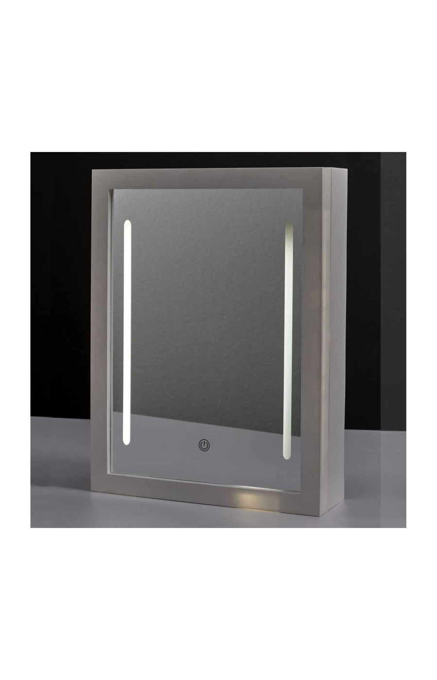 Miroir armoire LED - Blanc