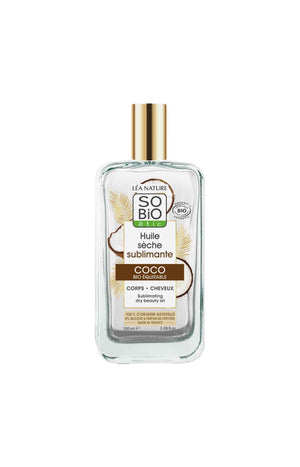 Huile de coco sèche bio - Corps & cheveux - 100 ml