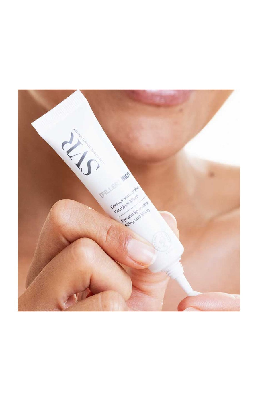 Soin contour des yeux anti-rides - Biotic - Acide hyaluronique & vitamine C - 15 ml