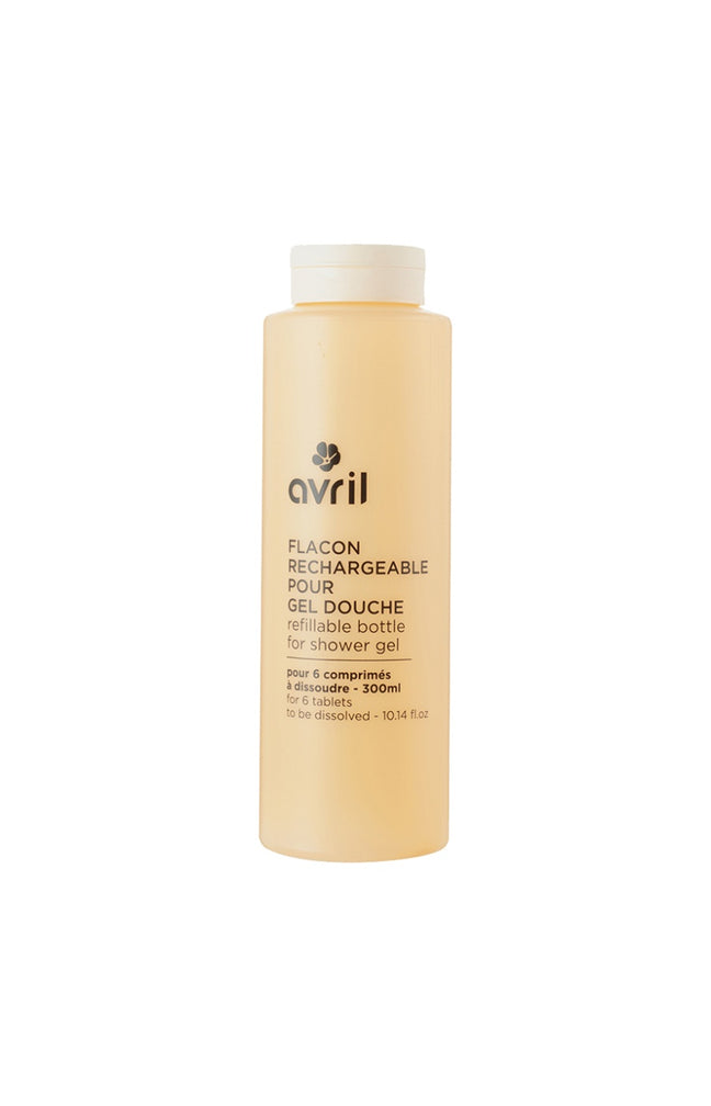 Flacon vide rechargeable pour gel douche - Orange - 350 ml