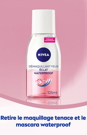 2 démaquillants biphasés waterproof éclat - Yeux - 125 ml