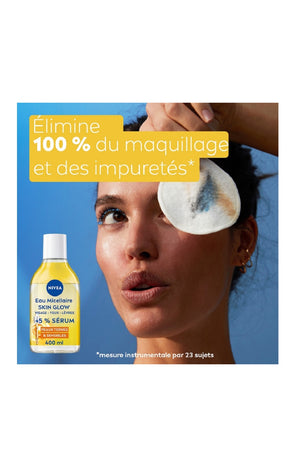 2 eaux micellaires hydratantes & éclat - Vitamine C - 400 ml